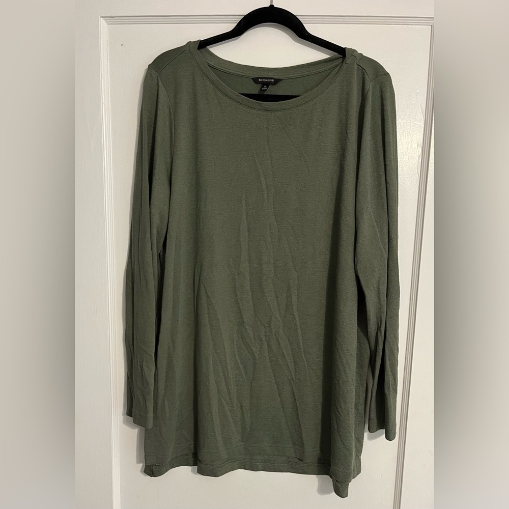 Banana Republic tunic, long sleeve shirt